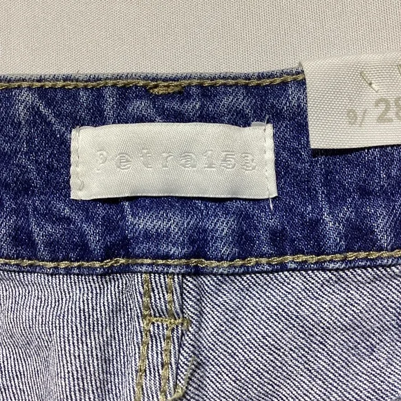 Petra High Rise Comfort Wide Flare Blue Women's Jeans - Picture 4 of 14